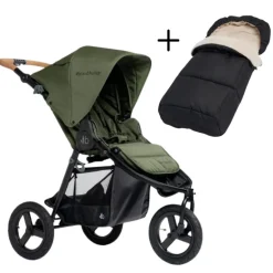 Indie All-Terrain Stroller + Cold Weather Footmuff Bundle