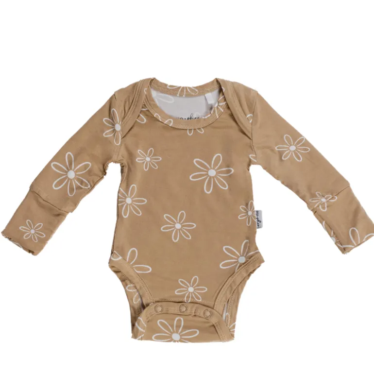 Long Sleeve Bamboo Bodysuit - Prints