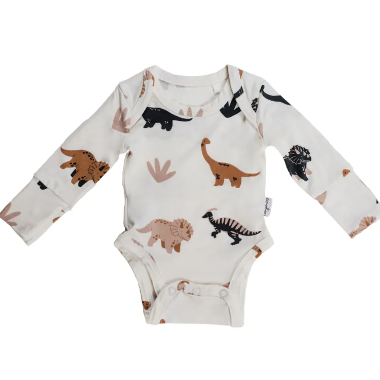 Long Sleeve Bamboo Bodysuit - Prints