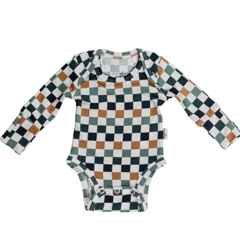 Long Sleeve Bamboo Bodysuit - Prints