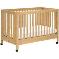 Maki Portable Folding Crib with Toddler Bed Conversion Kit