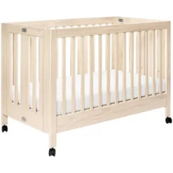 Maki Portable Folding Crib with Toddler Bed Conversion Kit