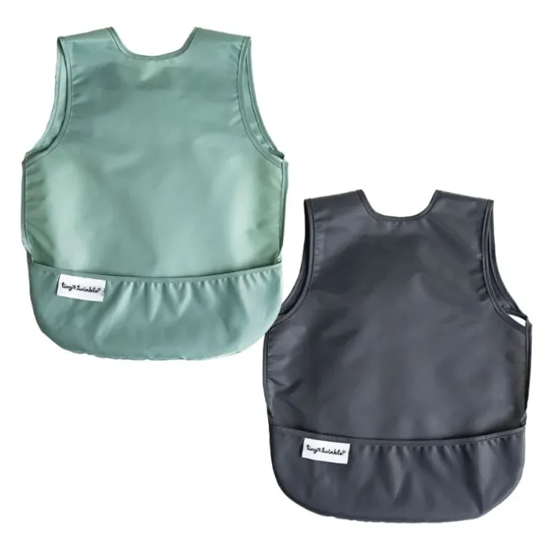 Mess-Proof Apron Bib - 2 Pack