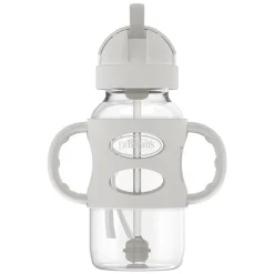 Milestones Narrow Sippy Straw Bottle with Silicone Handles