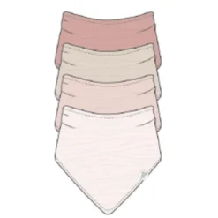 Muslin Bandana Bibs - 4 Pack