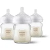 Natural Glass Bottle 4oz - 3 pack
