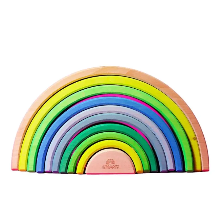Neon Stacking Rainbows - 10 Piece