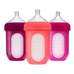 NURSH Silicone Bottle 3 Pack - 8oz
