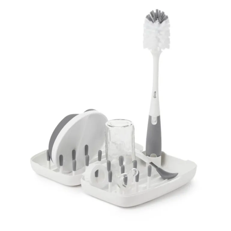 On-the-Go Drying Rack with Bottle Brush