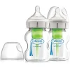 Options+ 5oz Glass Wide-Neck Bottle - 2 Pack
