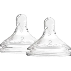 Options+ Wide Neck Nipples - 2 Pack