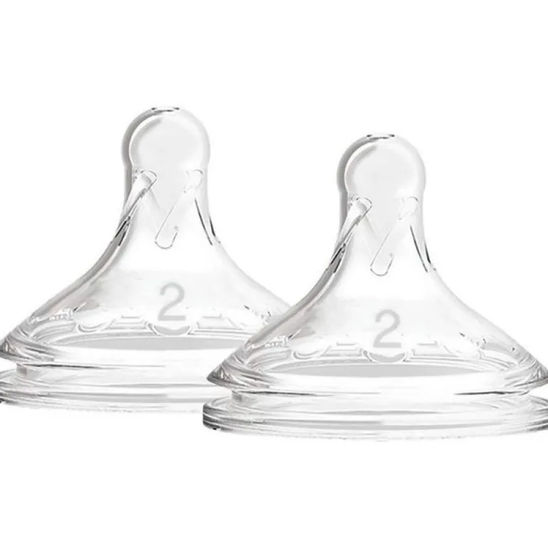 Options+ Wide Neck Nipples - 2 Pack