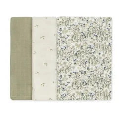 Organic Baby Muslin Squares 3 Pack