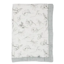 Organic Cotton Muslin Baby Quilt