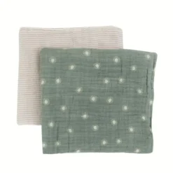 Organic Cotton Muslin Swaddle Blanket - 2 Pack