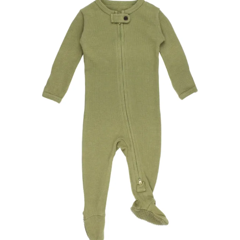 Organic Thermal 2-Way Zipper Footie