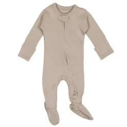 Organic 2-Way Zipper Baby Footie