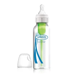8oz Options+ Glass Narrow Bottles - 2 Pack