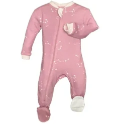 Patterned Organic Footed Sleepers