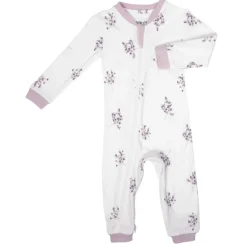 Patterned Organic Footless Sleepers