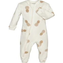 Patterned Organic Footless Sleepers