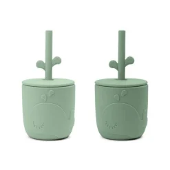 Peekaboo Straw Cup 2-pack Wally
