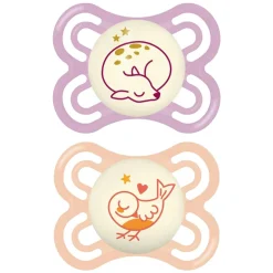 Perfect Night Orthodontic Pacifier - 0-6 Months - 2 Pack