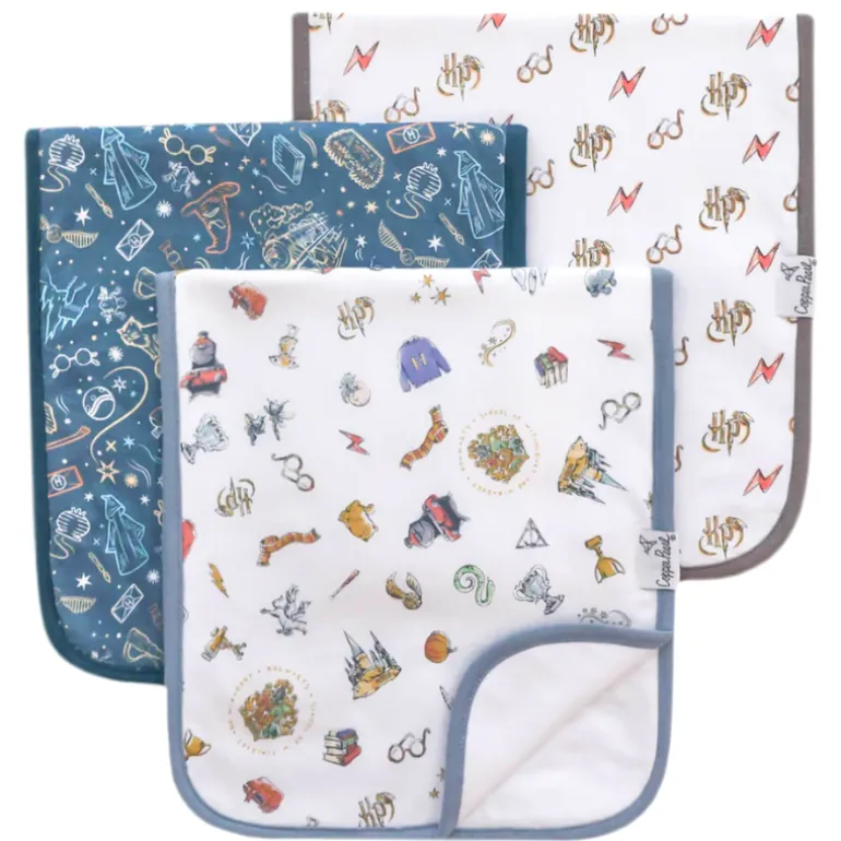 Premium Burp Cloths - 3 Pack
