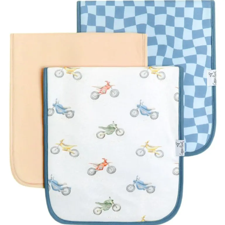 Premium Burp Cloths - 3 Pack