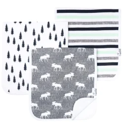 Premium Burp Cloths - 3 Pack