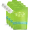Reusable 7oz Food Pouch - 4 pack