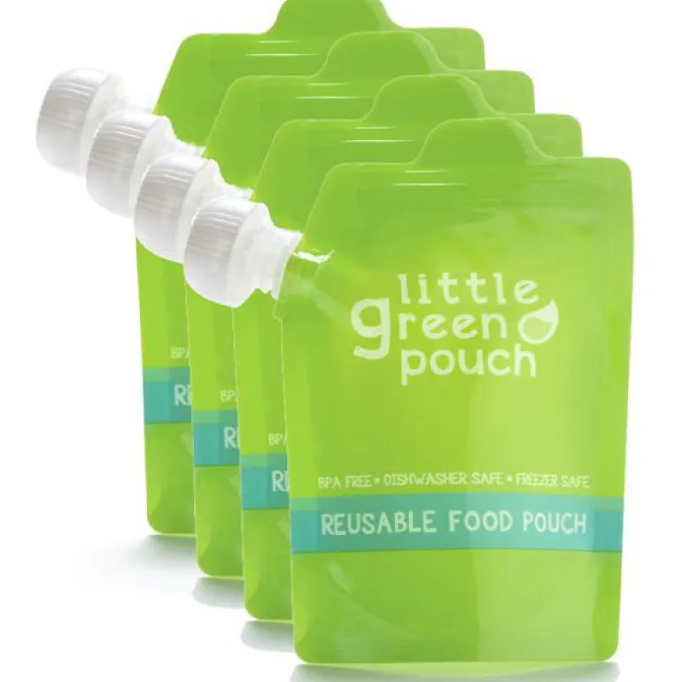 Reusable 7oz Food Pouch - 4 pack