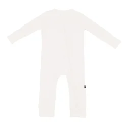 Ribbed Bamboo Zippered Romper