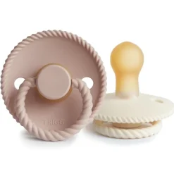 Rope Natural Rubber Baby Pacifier - 2-Pack