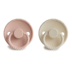 Rope Silicone Baby Pacifier - 2 Pack