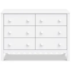 Sammy Scallop 6-Drawer Dresser