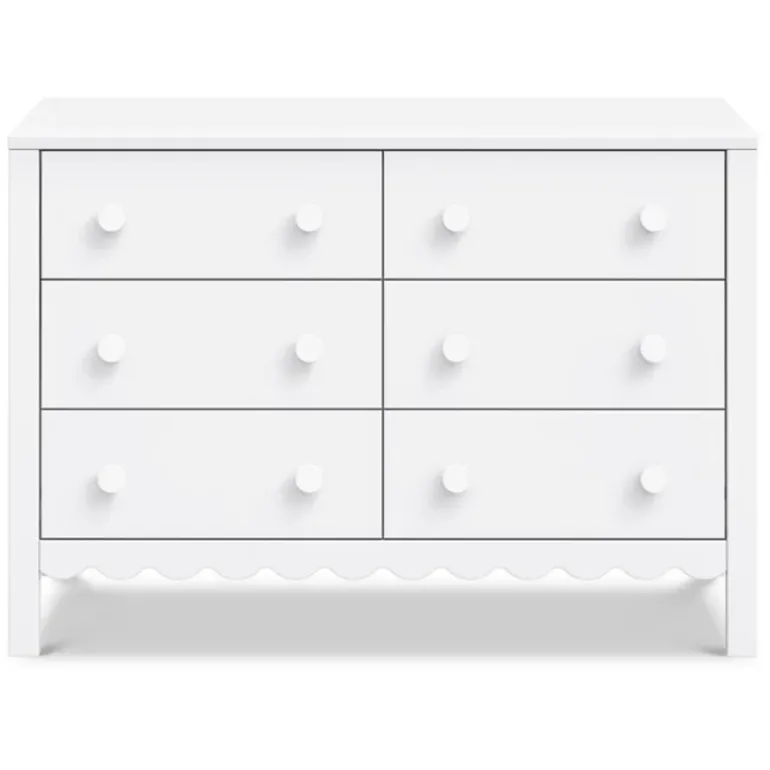 Sammy Scallop 6-Drawer Dresser