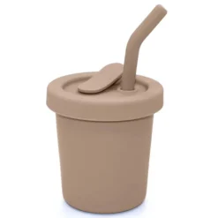 Silicone Straw Cup - 6 Oz