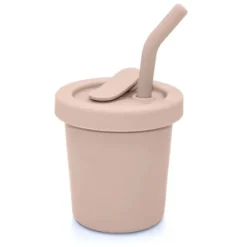 Silicone Straw Cup - 6 Oz