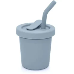 Silicone Straw Cup - 6 Oz