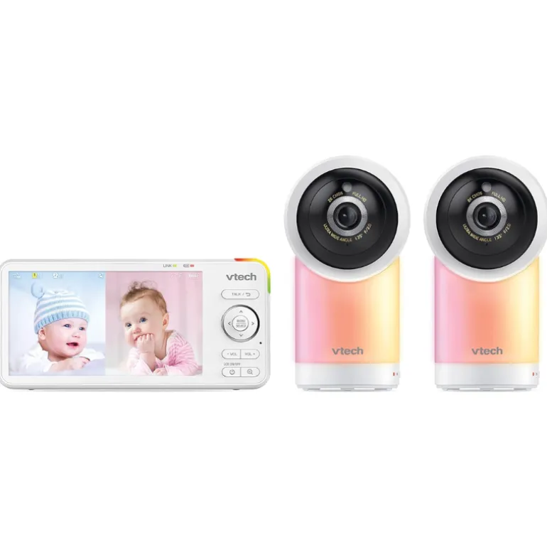 Smart WiFi Remote Access 360 Degree Pan & Tilt Video Baby Monitor with 5” Display