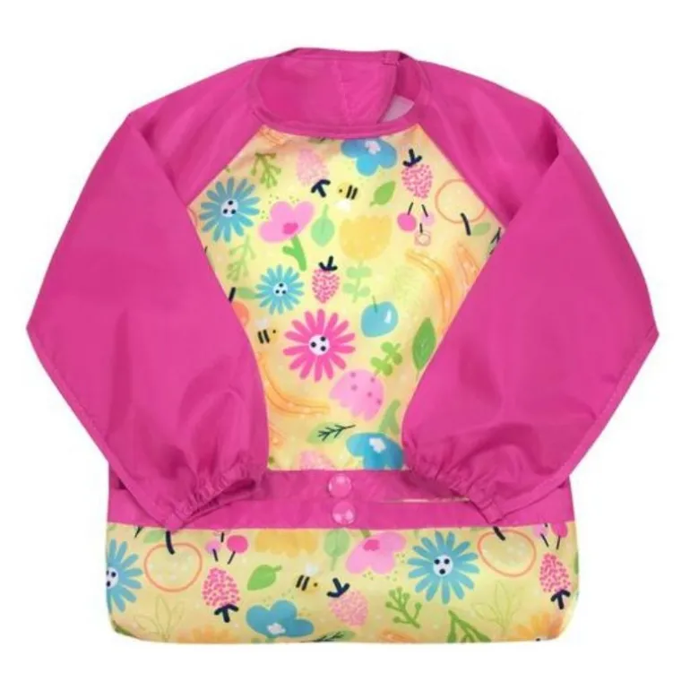 Snap + Go Easy-Wear Long Sleeve Bibs