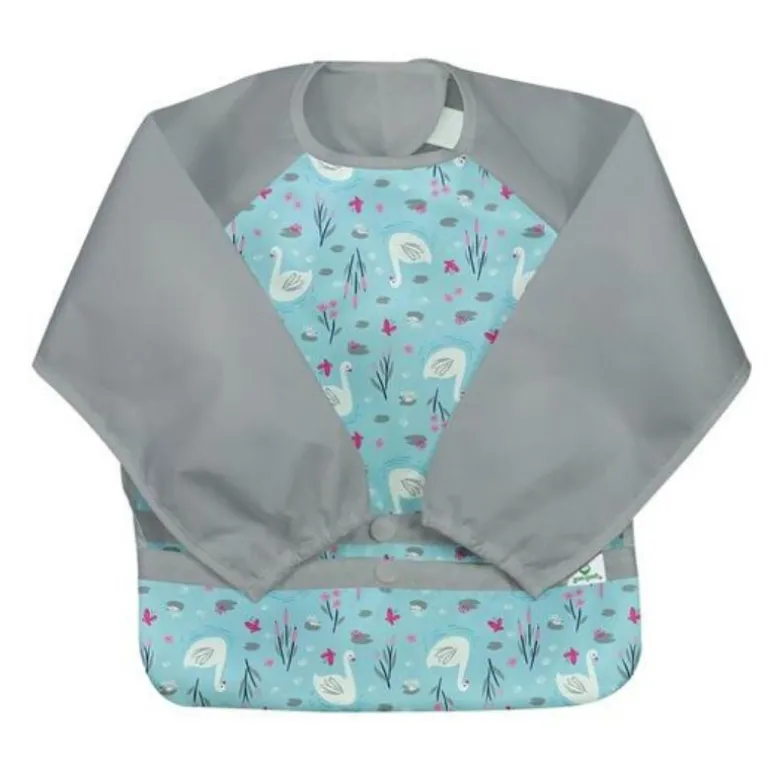 Snap + Go Easy-Wear Long Sleeve Bibs