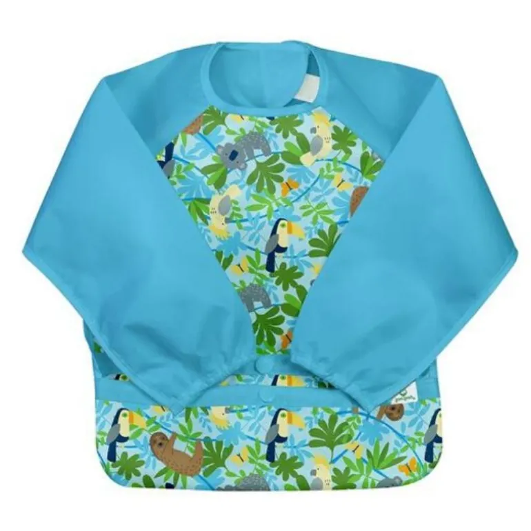 Snap + Go Easy-Wear Long Sleeve Bibs