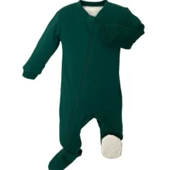 Solid Organic Footed Sleepers
