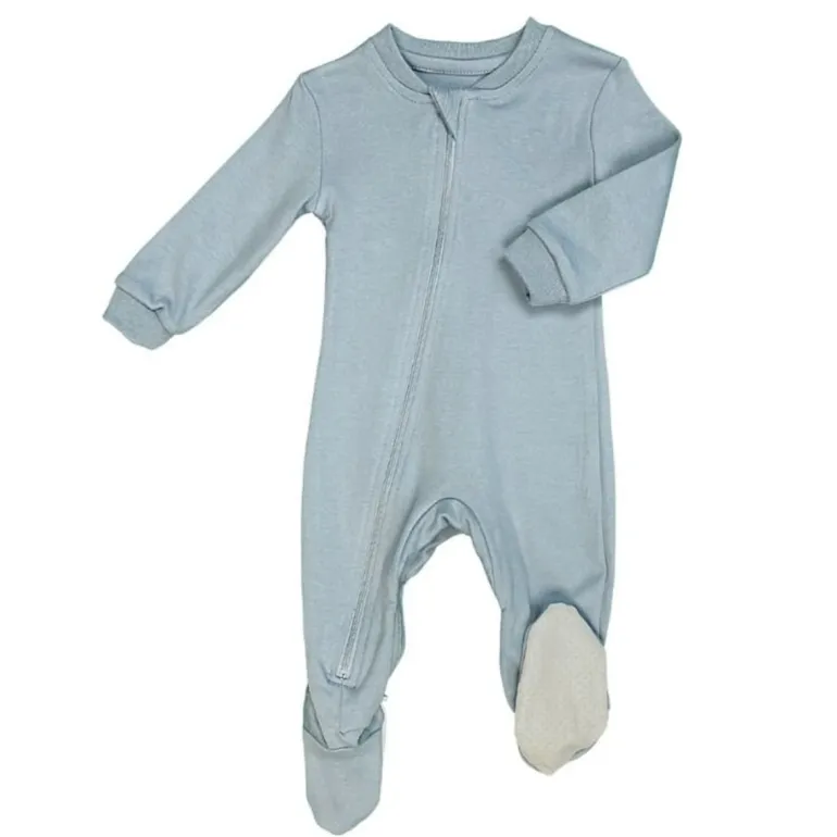 Solid Organic Footed Sleepers