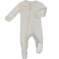 Solid Organic Footed Sleepers