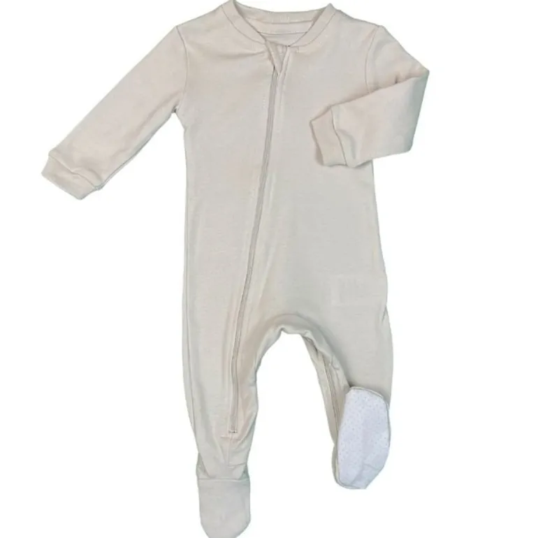 Solid Organic Footed Sleepers