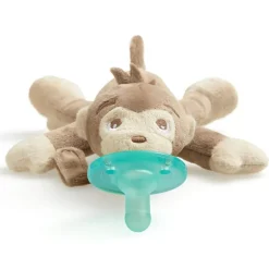 Soothie Snuggle Pacifier Holder with Detachable Pacifier