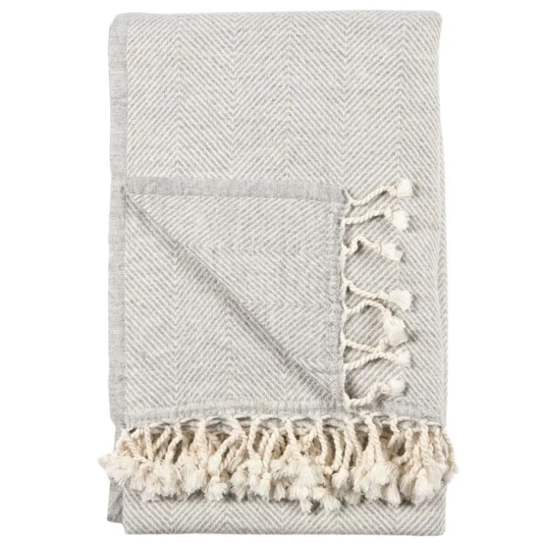 Sophia Lambswool Throw Blanket